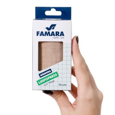 Imagem de Atadura Baixa Elasticidade Famara Linfopress 10cm x 2,7m Bege