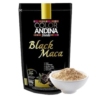 Imagem de Maca Peruana Preta em Pó 100% Pura Color Andina 100g