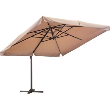 Imagem de Ombrelone Lateral De Aluminio 300x300 Cm Taupe