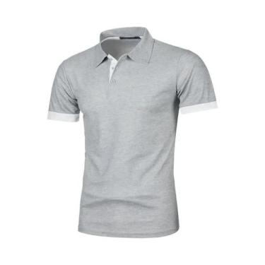Imagem de Camisas Polo Masculinas Leves E Respiráveis De Verão Com Manga Curta E