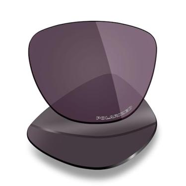 Imagem de Mryok Lentes de reposição ultra polarizadas para óculos de sol Oakley Frogskins Range XL OO9503 58 mm, HD Polarized, proteção UV, resistente a impactos e ajuste perfeito - Irídio cinza
