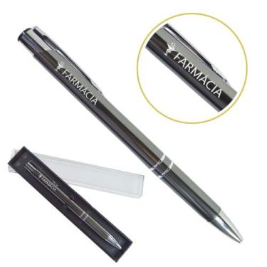 Imagem de Caneta Personalizada Coloridas Cursos Metal Profissional Farmácia - Lo