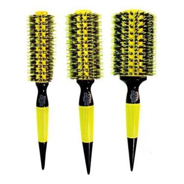 Imagem de Kit Com 3 Escova Evas Profissional Cms 3002, 3004 E 3006, Verde