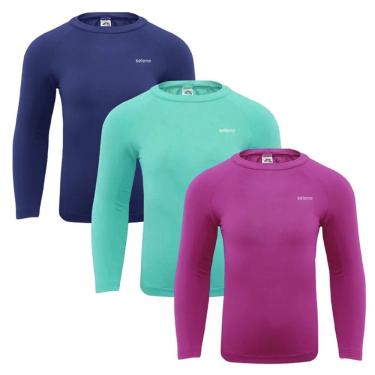 Imagem de Kit 3 Camisas Térmicas Selene Proteção UV50+ Infantil