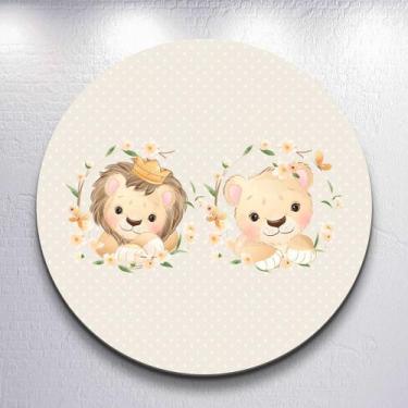 Imagem de Decoração infantil festa com painel redondo capa Animais Diversos Cute