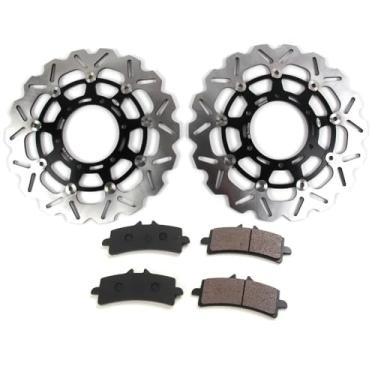 Imagem de Discos e pastilhas de freio dianteiro Arashi para Suzuki GSXR 600 750 2011-2014, GSX-R 1000 2012-2014, acessórios de substituição de motocicleta preto