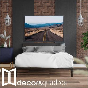 Imagem de Quadro Estradas 60x40 Cm Adesivo Fotográfico