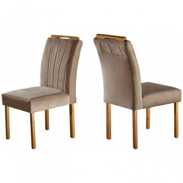 Imagem de Cadeiras Para Mesa De Jantar Madeira Maciça - Juliana - Móveis Mundial