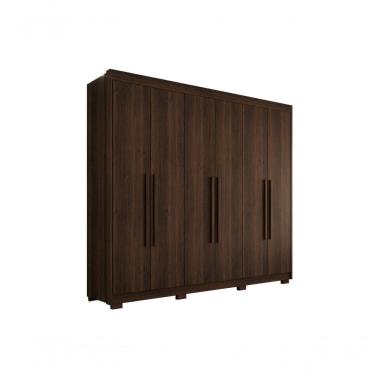 Imagem de Guarda-roupa Casal Itália 6 Portas 100% Mdf Salleto Savana
