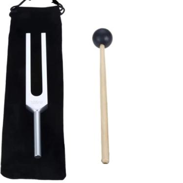 Imagem de Diapasão de 528 Hz para cura - Diapasão profissional para conjunto de cura com dispositivos de cura de frequência - Instrumentos de cura sonora (528c)