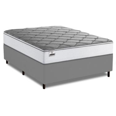 Imagem de Cama Box Casal Real Max Force Softgel 138x188x65cm - Suporta até 200 kg por Pessoa