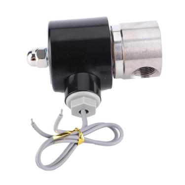 Imagem de AUNMAS Válvula Solenóide Elétrica N C de Aço Inoxidável, à Prova de Umidade, Dispositivo de Limpeza Automática para Aplicações de água, Ar, óleo e Gás