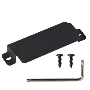 Imagem de Rislobx Placa de cobertura neutra de aço anti-roubo, tampa de aço inoxidável com orifícios de instalação adequada para Dodge Charger SRT Hellcat Redeye, SRT Hellcat, Scatpack 392, Daytona, Hemi