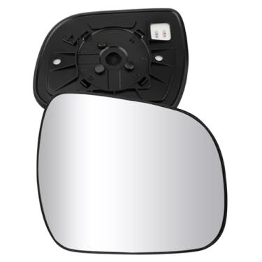 Imagem de Vidro retrovisor de porta lateral do passageiro 56473 com placa de suporte adequado para Toyota Highlander 2008 2009 2010 2011 2012 2013 vidro espelhado aquecido do lado direito substituir 8793148350