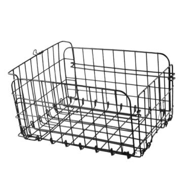 Imagem de Aymzbd Cesto Traseiro Dobrável para Bicicleta, com Encaixe Retrô, Compatível com a Maioria Bicicletas Leves, Ideal para Compras, Ciclismo, Caminhadas E M