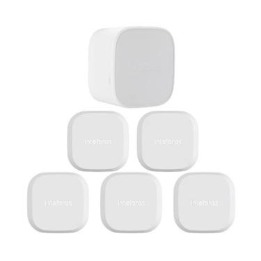 Imagem de Kit 6 Caixas de Passagem Plástica Câmeras Bullet/Dome Interno VBOX 100