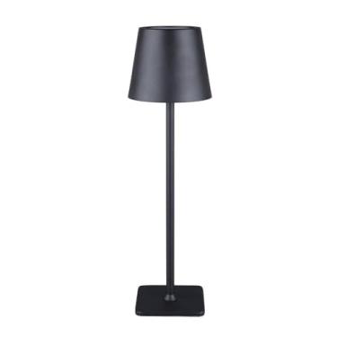 Imagem de Luminária de Mesa LED com Toque, Sem Fio, Dimerizável, Ideal para Leitura e Decoração, Ideal para Estudos, Home Office e Decoração, Bateria de Longa Duração(Preto Luminária-A)