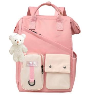 Imagem de Mochila Feminina Kit Personalizavel C/ Acessorios Volta as Aulas Escol