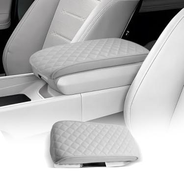 Imagem de CDEFG Capa para console central Hyundai Santa Fe 2024 2025 2026 MX5 Capa de caixa de apoio de braço para Santa Fe 2024 2025 acessórios protetor de descanso de braço Santa Fe SE/SEL/XRT/Limited