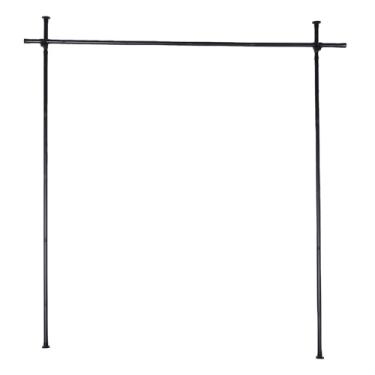 Imagem de HEEPDD Haste de Cortina Divisória de Quarto, Hastes de Tensão de Mola de Tensão Vertical de Aço para Apartamentos Dormitórios Escritórios Ajustável 77-177cm X 122-305cm de Cortina Divisória de