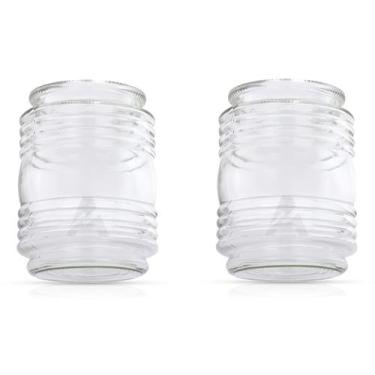 Imagem de Pacote com 2 persianas de vidro transparente LAMPSHADE Airmont AP-1050