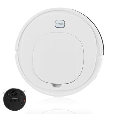 Imagem de Aspirador de pó robô com base de coleta automática de poeira, sucção forte, combinação de aspirador de pó e esfregão, aspirador 3 em 1, aspirador de pó robô, prevenção de obstáculos de navegação