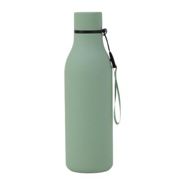 Imagem de Bothyi Garrafa Térmica Isolada, Caneca Térmica, Garrafa a Vácuo Portátil de aço Inoxidável com Parede Dupla de 550ml, de Água Metálica para Uso Externo, Verde
