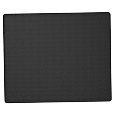 Imagem de Baoblaze Tapete de silicone para geladeira, bandeja coletora de, à prova de vazamentos, antiderrapante, evita derramamentos de água, acessório para casa, Preto