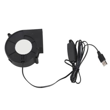 Imagem de Luqeeg Ventilador USB 3,8 pol. Modo de 3 Velocidades DC5V para PC Eletrônicos Entrada de Ar de Resfriamento 2,36 pol. PBT Cena aplicável: Inflar DIY, Modem, Roteador