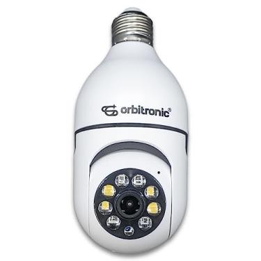 Imagem de Camera Segurança Lampada Wifi Pet 360 Visão Noturna Leds Alarme C/rastreio Orbitronic