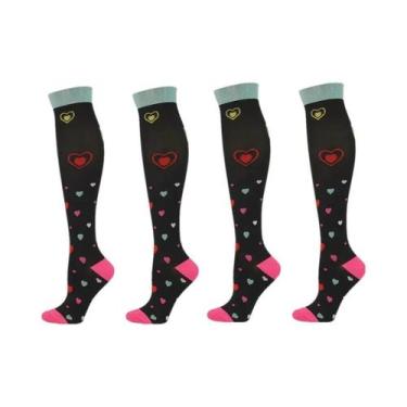 Imagem de Meias De Compressão Unissex Para Ciclismo, Corrida, Yoga, Futebol, Bas