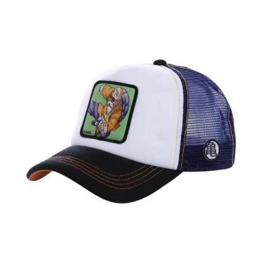 Imagem de Boné De Malha Ajustável Masculino Com Bordado Dragon Ball Buu Goku, Es