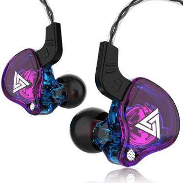 Imagem de Fones de ouvido intra-auriculares com drivers de grafeno dinâmico, microfone integrado e plugue de 3,5 mm para som de alta fidelidade