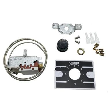 Imagem de Interruptor de controle de temperatura do freezer K59 K50 K54 K56 K60 K57 2 pinos K50-P1126 Termostato para substituição A10-1053 A10-2502