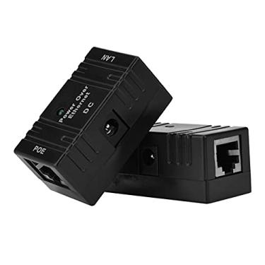 Imagem de aqxreight 2 PCS RJ45 Módulo de Fonte de Alimentação Poe Adaptador Ethernet Injetor Poe para Desempenho de Câmera IP Com Adaptador Ethernet Wa Injetor Fonte de Alimentação (Preto)