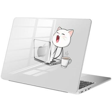 Imagem de BlHMCASE Compatível com MacBook Air de 15 polegadas 2025 2024 2023 versão M3 A3114 M2 A2941, capa rígida protetora fofa e engraçada para Mac Air 15