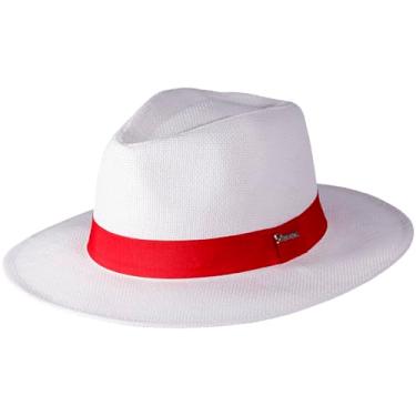 Imagem de Chapéu Zé Pelintra Malandro Fita Vermelha Pilintra Carnaval Umbanda Candomblé Macumbis Sambista Unissex Malandrinho