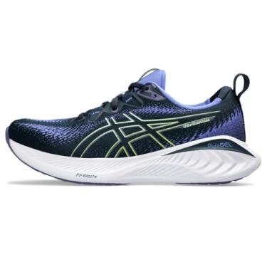Imagem de ASICS Tênis de Corrida Gel-Cumulus 25 Feminino, Azul francês/amarelo iluminado, 5
