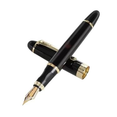 Imagem de ONECMN Caneta-tinteiro de luxo para escritório, material escolar, papelaria, canetas para escrever (azaléia, média)