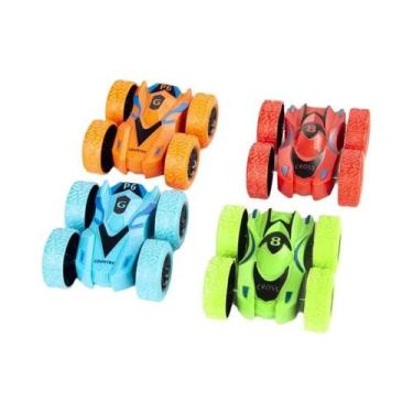 Imagem de Carros De Brinquedo De Inércia Dupla Face 4pcs 2pcs 1pc Alta Capacidad