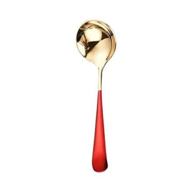 Imagem de Colher De Molho Pequena De Aço Inoxidável 304 De 21cm, Segura Para Lav