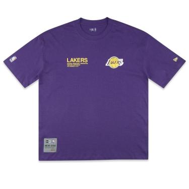 Imagem de Camiseta New Era Regular NBALos Angeles Lakers Institutional Style Masculino-Masculino