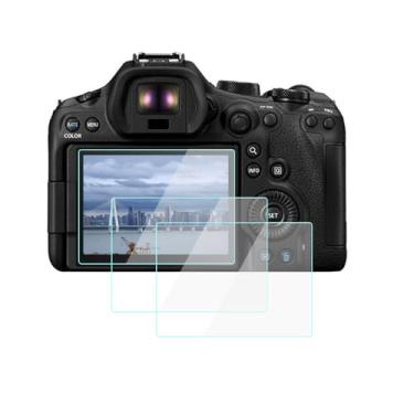 Imagem de YRTIYO Protetor de tela R6iii para câmera Canon R6 mark iii / R6III, antiarranhões, antibolhas, antipoeira, vidro temperado 9H, pacote com 3