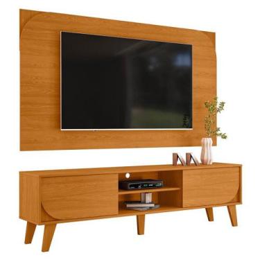 Imagem de Rack Bancada com Painel Duna para TV até 65 - Madetec, Cinamomo