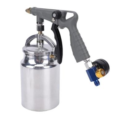 Imagem de Jiawu Kit de Pistola de Pulverização de Revestimento, Tanque Eficiente de Grande Capacidade, Fácil Enchimento para Prevenção de Ferrugem Automotiva Com Mangueira Reta para Carro