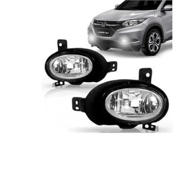 Imagem de Par Farol Milha Auxiliar Hrv 2015 2016 2017 Com Suporte
