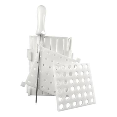 Imagem de Maquina De Espeto Churrasco Profissional Polietileno Antibacteriana 36 Espetinhos (36 ESPETOS)