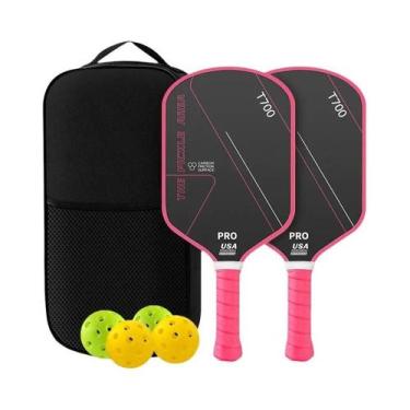 Imagem de Raquete De Pickleball Em Fibra De Carbono T700 Aprovada Pela USAPA Com
