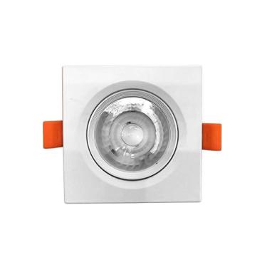 Imagem de Spot led direcionavel embutir quadrado 5w 3000k bivolt - LUMANTI