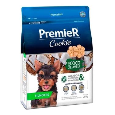 Imagem de Biscoito Premier Cookies Cães Filhotes Coco E Aveia